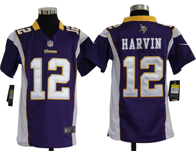 youths Jerseys nike Minnesota Vikings 12 Percy Harvin Team Color Game